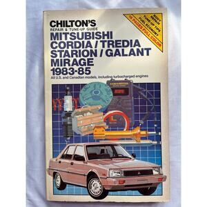 Chilton's Mitsubishi 1983-85 Repair and Tune Up Guide
